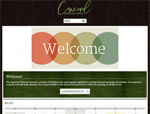Tablet Screenshot of ccofchrist.org